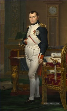  Neoklassizismus Galerie - Napoleon in seiner Studie Neoklassizismus Jacques Louis David